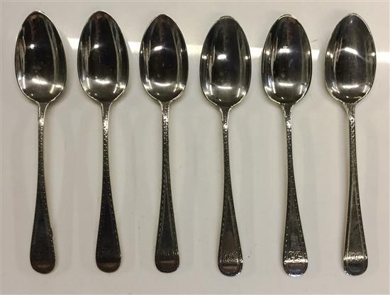 6 Victorian teaspoons